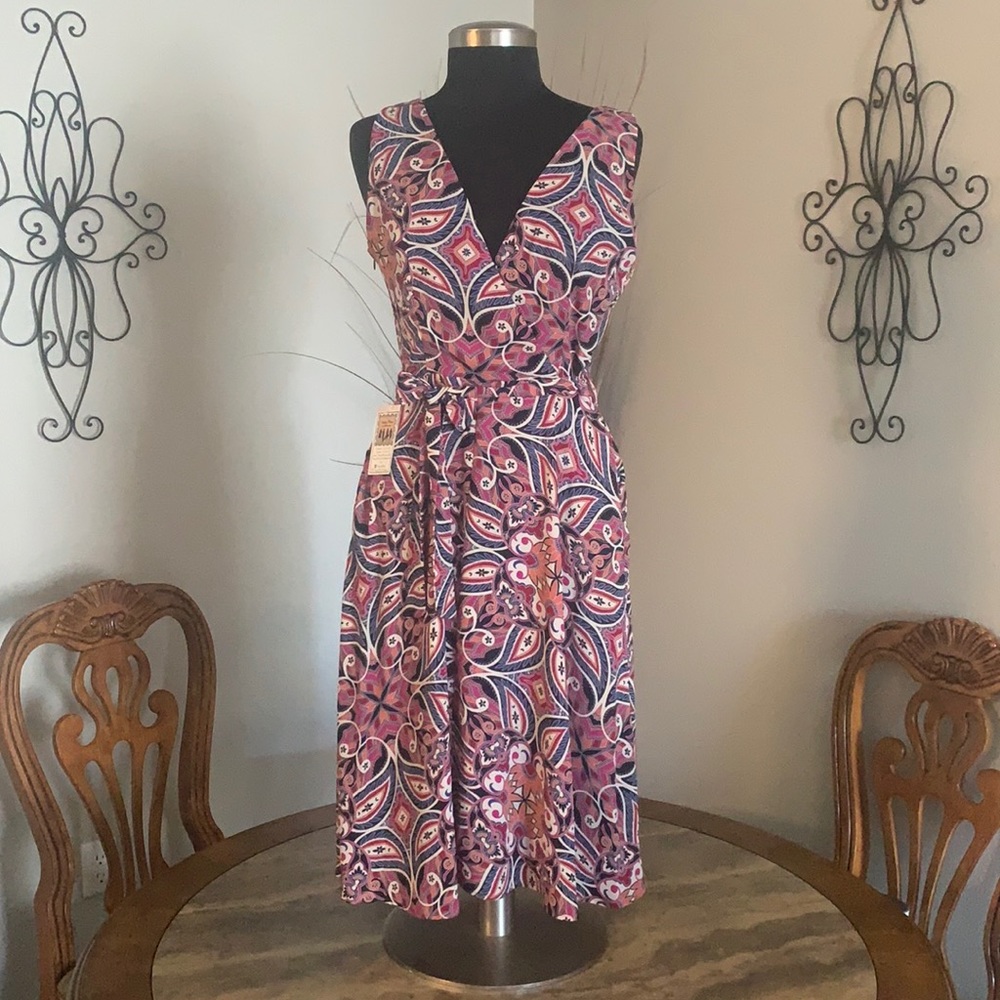 NEW Eva Rose floral paisley sleeveless dress